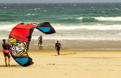 4. Get Active – Kitesurfing on Myoli Beach